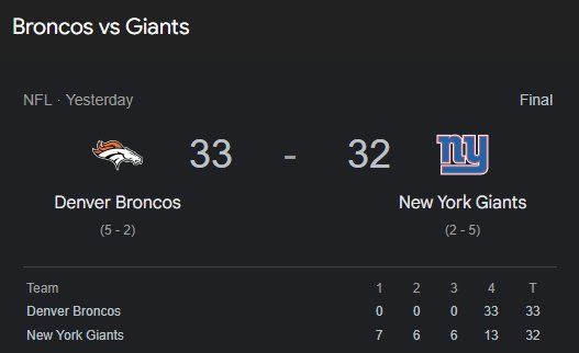 Giants vs Broncos: NFL Rivalry Analysis & Game Preview