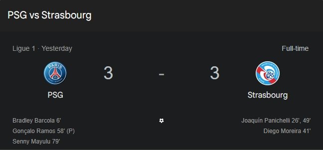 PSG vs STR Match – Thrilling Ligue 1 Showdown