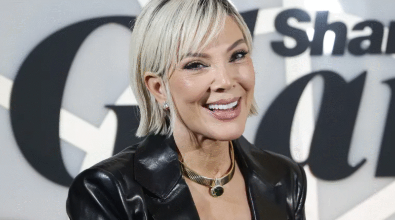 Kris Jenner smiling confidently after surgery refresh